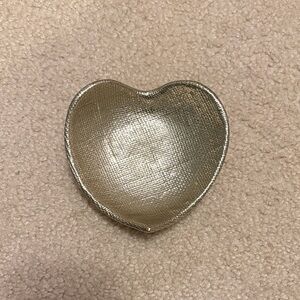 Heart-Shaped Gold Dish